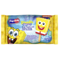 Spongebob Cotton Candy and Fruit Punch Popsicle 1ct