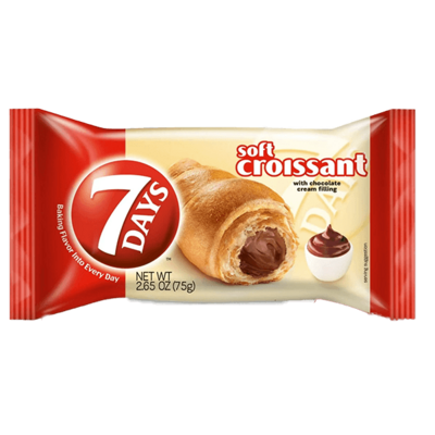 7Days Chocolate Filled Croissant 2.65oz
