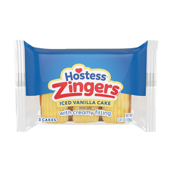 Hostess Iced Vanilla Zinger 3.81oz - Order Online for Delivery or Pickup