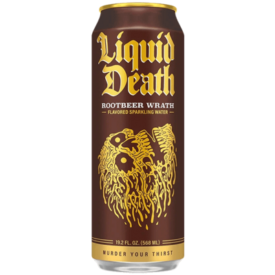Liquid Death Rootbeer Wrath Sparkling Water 19.2oz
