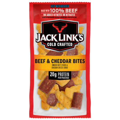Jack Link's Cold Crafted Beef & Cheddar Bites 3oz