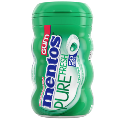 Mentos Big Bottle Spearmint 50ct