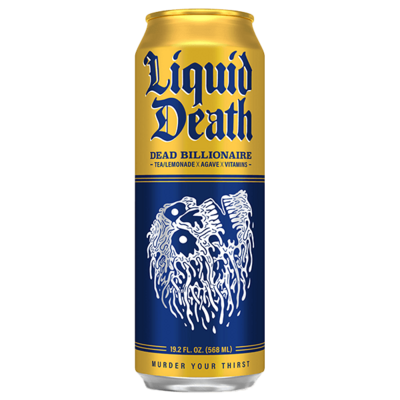 Liquid Death Dead Billionaire Iced Tea 19.2oz
