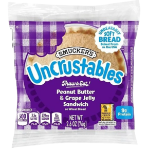 Uncrustables Peanut Butter & Grape Jelly Sandwich 2.6oz - Or