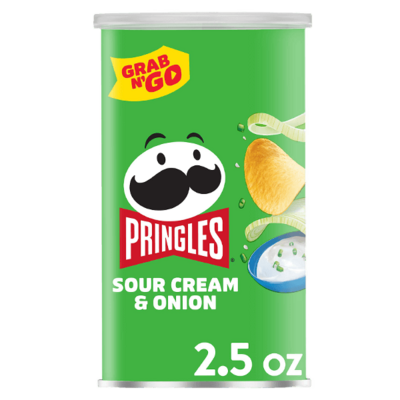 Pringles Grab N' Go Sour Cream and Onion 2.5oz