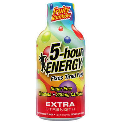 5-Hour ENERGY Extra Strength Fruity Rainbow 1.93oz - Order