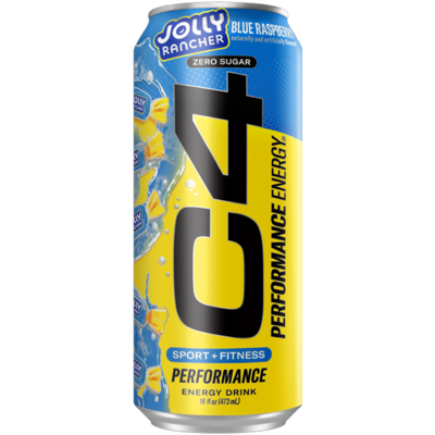 C4 Performance Energy Jolly Rancher Blue Raspberry 16oz
