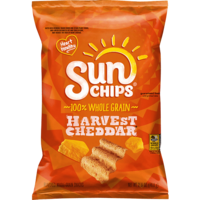 SUNCHIPS® HARVEST CHEDDAR® Flavored Whole Grain Snacks 2.5oz
