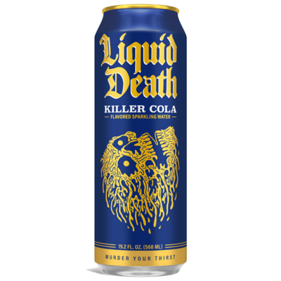 Liquid Death Killer Cola Sparkling Water 19.2oz