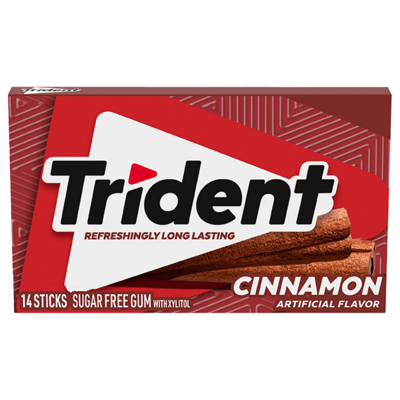 Trident Cinnamon Sugar Free Gum 14stk