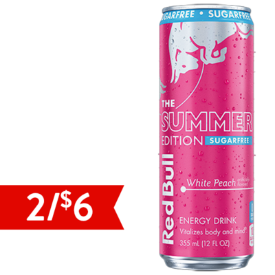 Red Bull Summer Edition Sugar Free Energy Drink 12oz