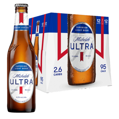 Michelob Ultra 12oz Bottle 12-Pack 