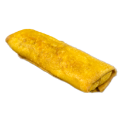 Fried Beef and Bean Burrito