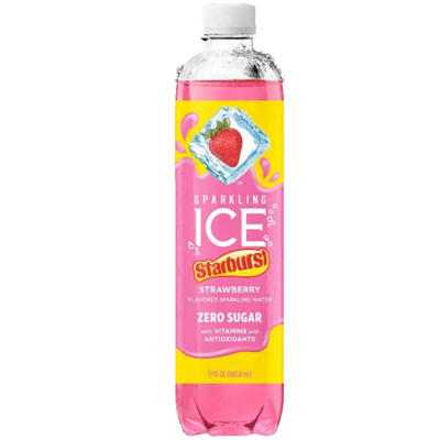 Sparkling Ice Starburst Strawberry 17oz