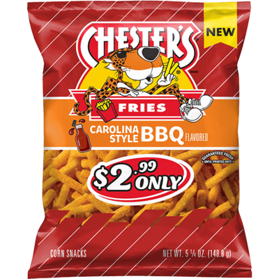 Chester's Carolina Style BBQ Flavored Corn Snacks 5.25oz