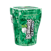ICE BREAKERS Ice Cubes Spearmint Sugar Free Gum 3.24oz