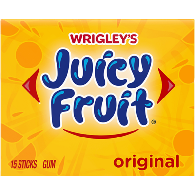 Wrigley's Juicy Fruit Original Bubble Gum 15stk