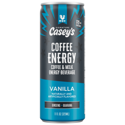 Casey's Vanilla Coffee Energy 11oz