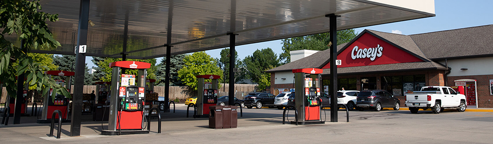 Casey's fuel pumps and fuel options