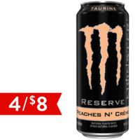Monster Reserve Peaches and Crème 16oz