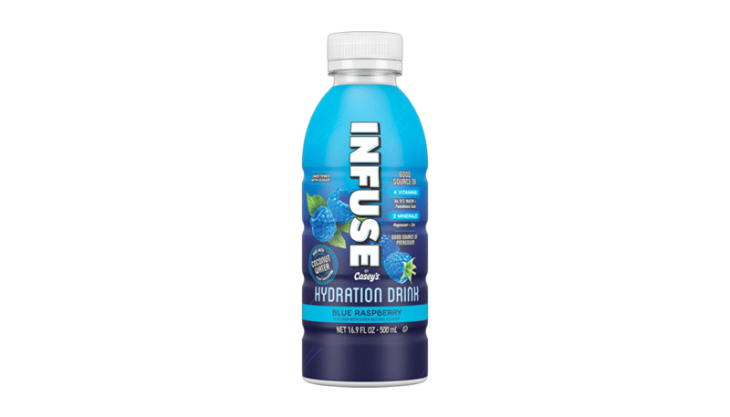 Blue Raspberry Infuse Infuse by Casey's Blue Raspberry Hydration Drink 16.9oz - Order Online ...