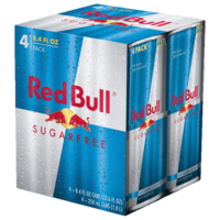 Red Bull Sugar Free 4 Pack 8.4oz