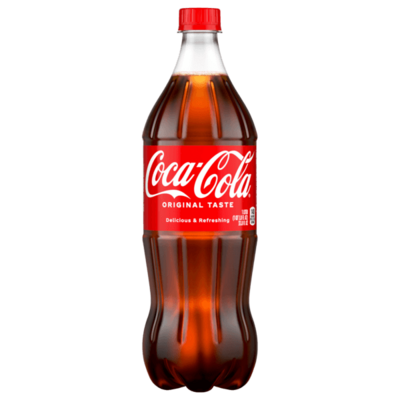 CocaCola 1 litre glass bottle