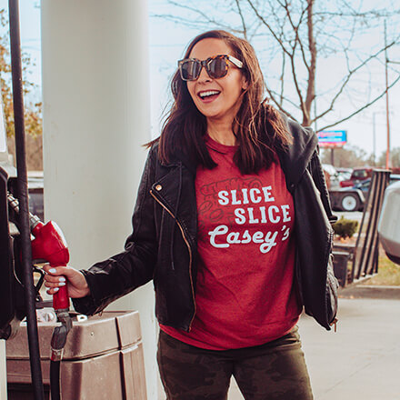 Casey's Merch: Slice Slice Casey's Shirt