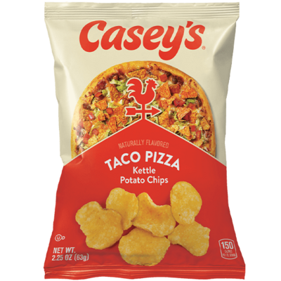 Casey's Taco Pizza Kettle Chips 2.25oz
