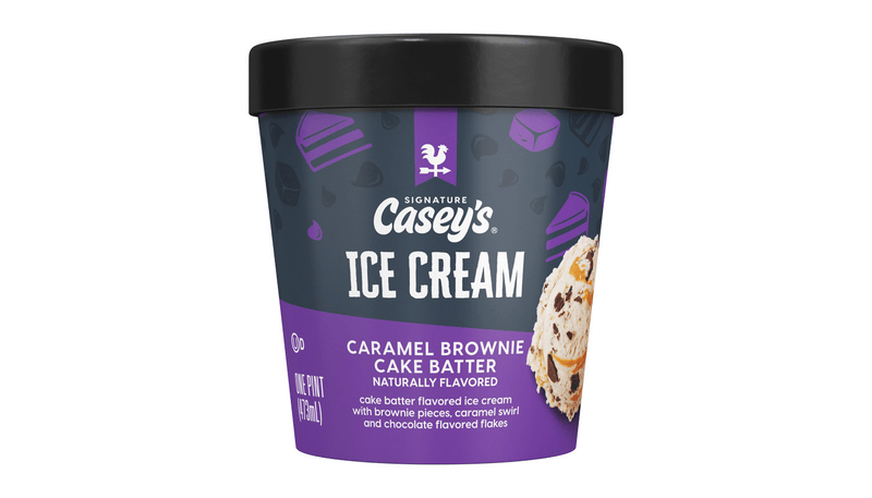 Casey's Caramel Brownie Cake Batter Ice Cream 16oz - Order Online for ...