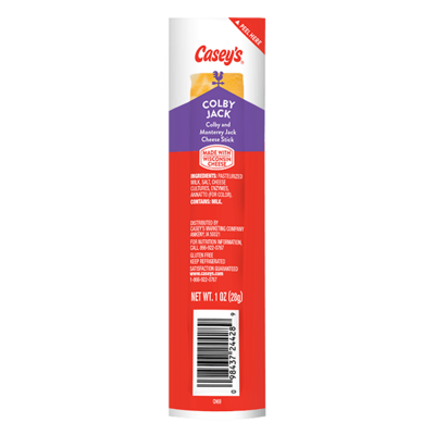 Casey's Colby Jack Cheese Stick 1oz