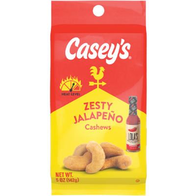 Casey's Zesty Jalapeno Cashews 5oz