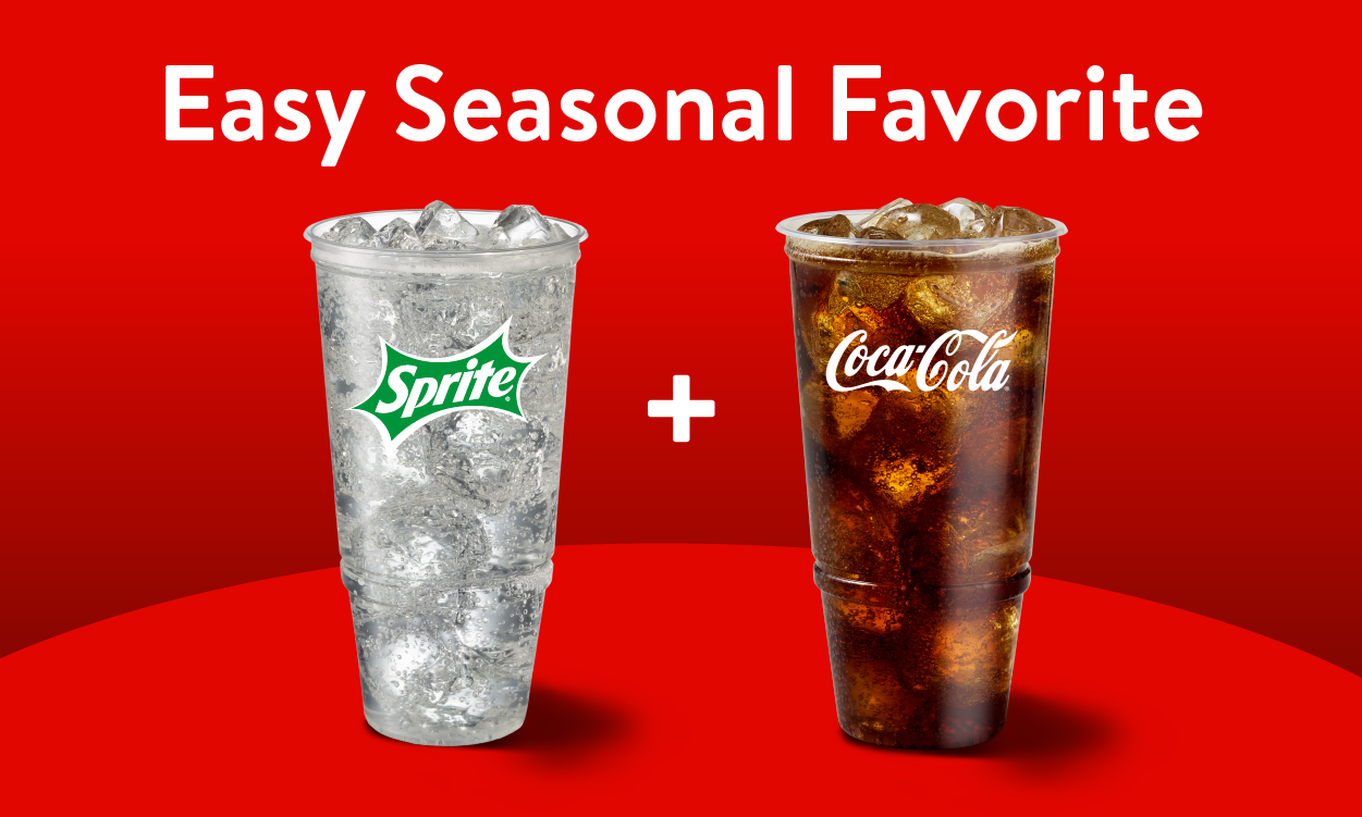 Easy Season Favorite Fountain Drink Combo: Coke + Sprite