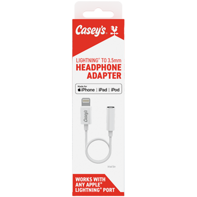 Casey's Headphone Adapter MFI - 3.5 MM 