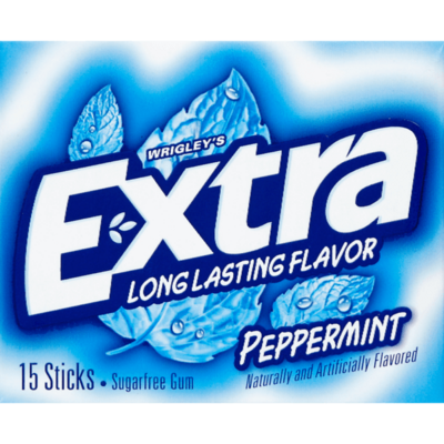 Wrigley's Extra Peppermint Gum 15stk