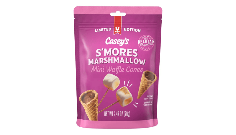 Casey's S'mores Marshmallow Chocolate Waffle Cones 2.47oz - Order Online  for Delivery or Pickup