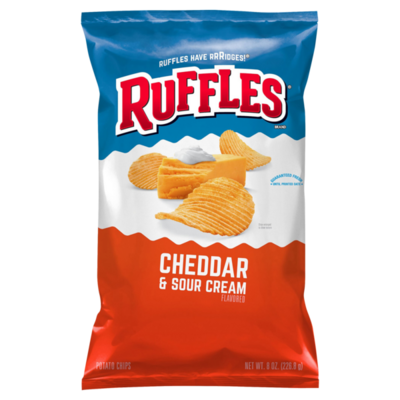 Ruffles Cheddar & Sour Cream 8oz