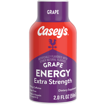 Casey's Extra Strength Grape Energy Shot 2oz