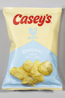 A bag of Casey's Original Potato Chips