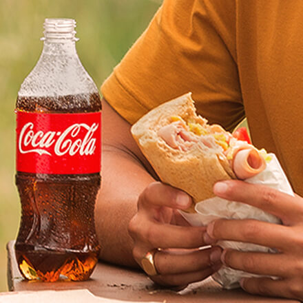 Sub Sandwich with a Coke