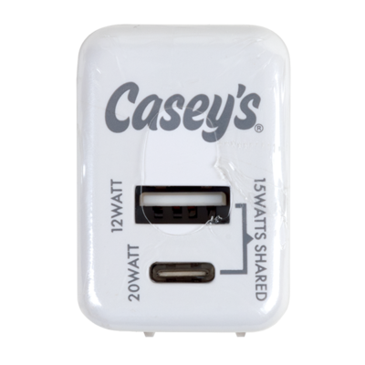 Casey's PD Wall Charger  A-C Assorted
