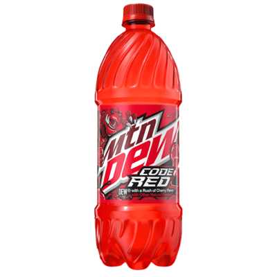 Mtn Dew Code Red 1 Liter