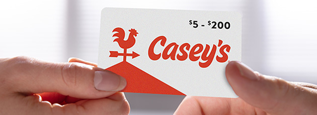 Give a gift for any occasion - a Casey's gift card