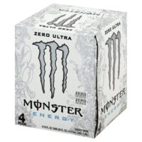 Monster Zero Ultra 4 Pack 16oz