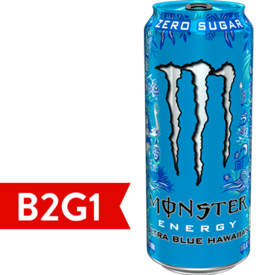 Monster Energy Zero Ultra Blue Hawaiian 16oz