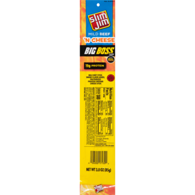 Slim Jim Beef N Cheese Meat Stick 3oz