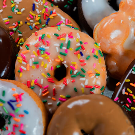 donuts with sprinkles