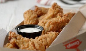 Casey's Chicken Wings and a cup of Ranch