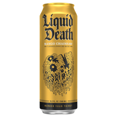 Liquid Death Mango Chainsaw Sparkling Water 19.2oz