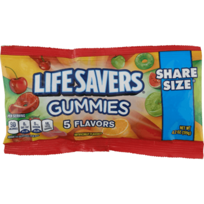 Life Savers Gummies 5 Flavor Share Size 4.2oz - Order Online for ...